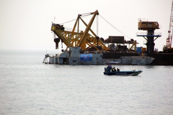 the Htms mataphon up with water
